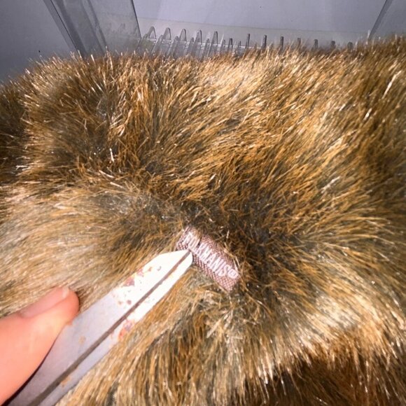 Folkmanis Hand Puppet Sitting Dog Brown Plush 14" with Back Pocket - Picture 6 of 15